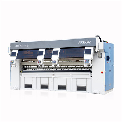 百強高速燙平線和傳統燙平線對比-SF3300P四工位展布機 百強高速燙平線和傳統燙平線對比-SF3300P四工位展布機